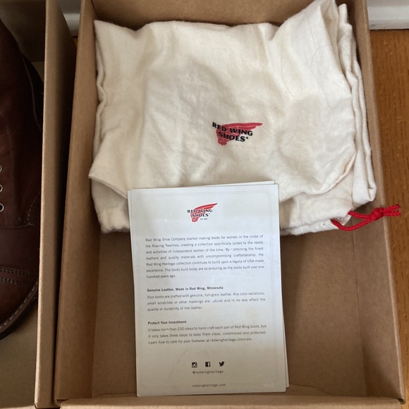 Red Wing Boots - women’s iron ranger size 7 heritage - Picture 9 of 11